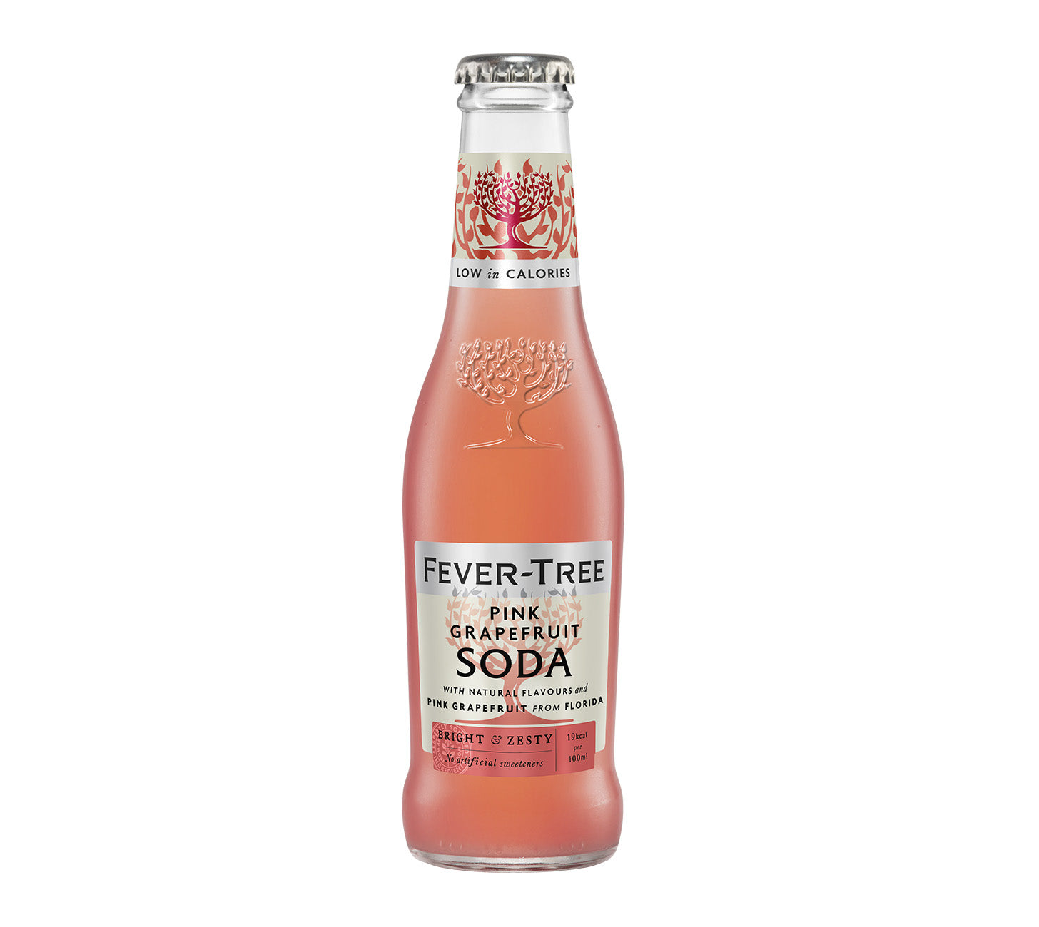 Fever-Tree Sparkling Pink Grapefruit Softdrink 20cl 24-Pack