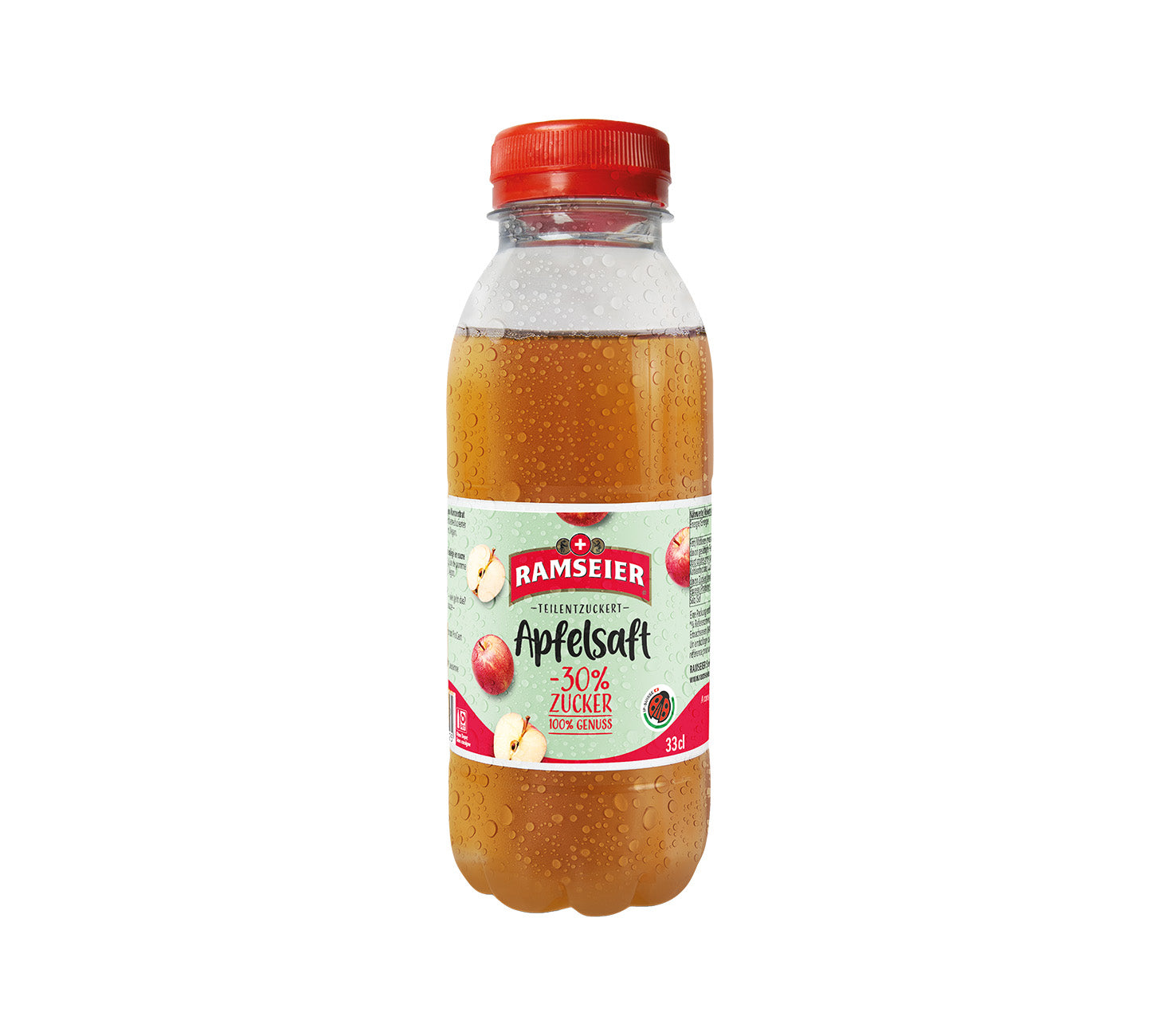 DE:
Ramseier Apfelsaft 33cl – Fruchtsaft aus Aepfeln, fruchtig und erfrischend, Einzelflasche

FR:
Ramseier jus de pomme 33cl – jus de fruits à base de pommes, fruité et rafraîchissant, bouteille individuelle

IT:
Ramseier succo di mela 33cl – succo di frutta alla mela, fruttato e rinfrescante, bottiglia singola

Keywords:
ramseier apfelsaft, apfelsaft, fruchtsaft, apfel, 33cl, einzelflasche