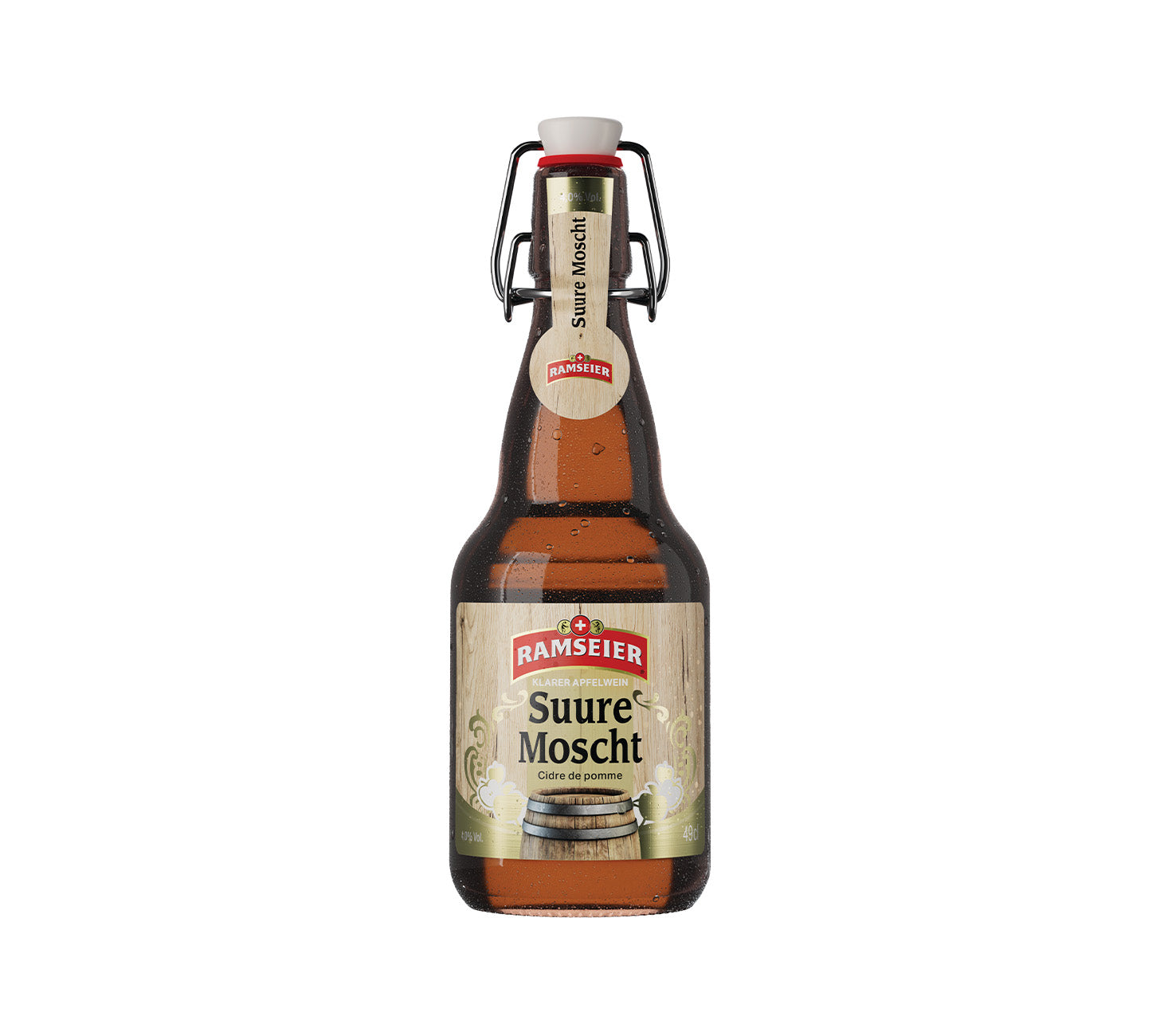 • DE: Ramseier Suure Moscht mit Alkohol 49cl 12-Harasse – traditioneller Apfelwein in Glasflaschen
• FR: Ramseier Suure Moscht avec alcool 49cl 12-pack – cidre traditionnel en bouteilles
• IT: Ramseier Suure Moscht con alcol 49cl 12-cassa – sidro tradizionale in bottiglie

Keywords: apfelwein, cider, feldschloesschen-getraenkeshop