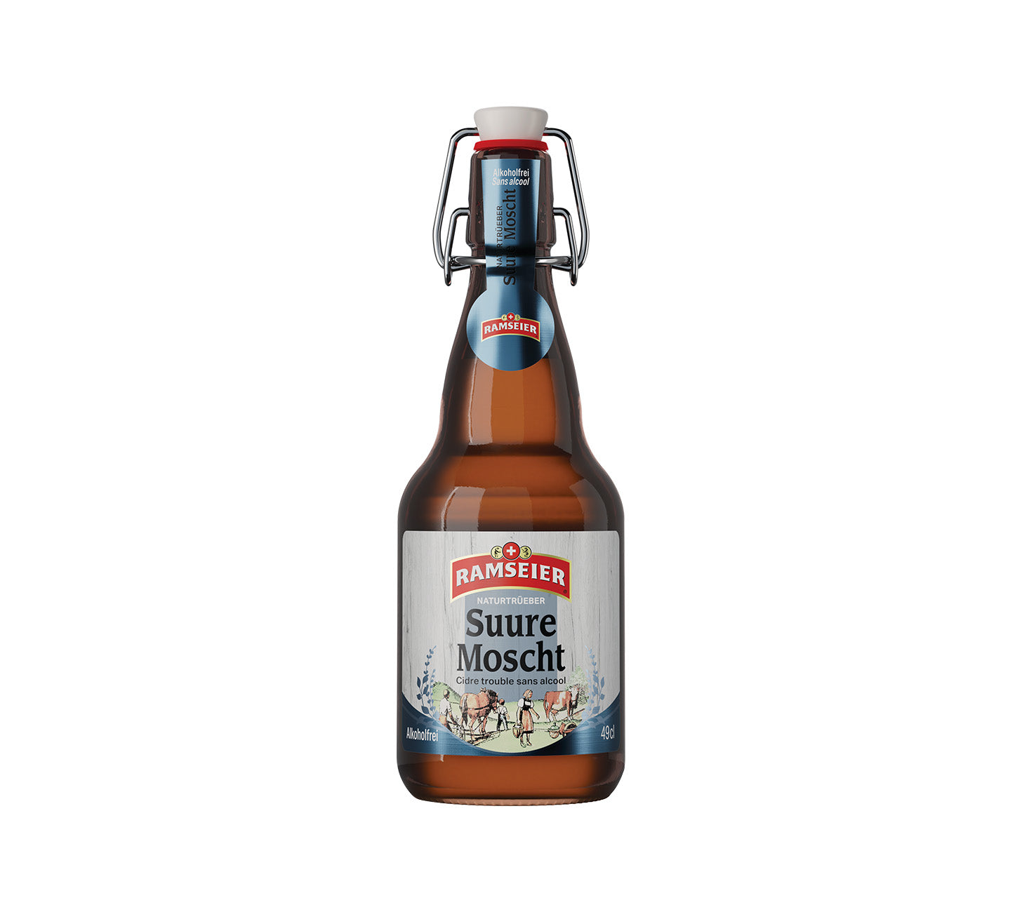 Ramseier Suure Moscht Apfelwein naturtrüb alkoholfrei Saurer Most