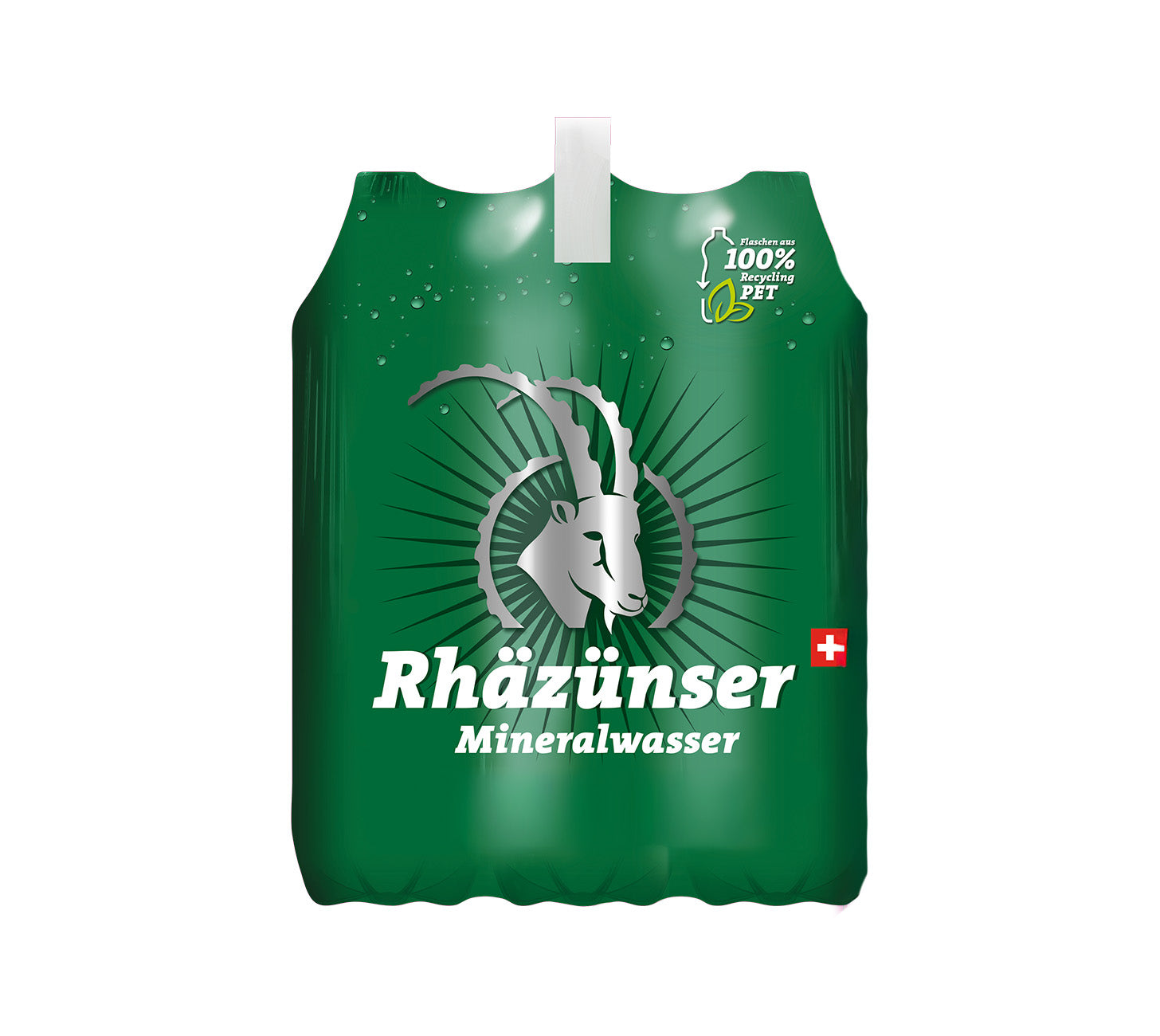 DE:
Rhäzünser mit Kohlensäure 150cl 6-Pack – sprudelndes Mineralwasser in PET-Flaschen.

FR:
Rhäzünser gazeuse 150cl 6-Pack – eau minérale pétillante en bouteilles PET.

IT:
Rhäzünser frizzante 150cl 6-Pack – acqua minerale naturale gassata in bottiglie PET.

Keywords: mineralwasser, wasser, rhaezuenser, mit kohlensaeure, sprudel, 150cl pack, PET, feldschloesschen-getraenkeshop