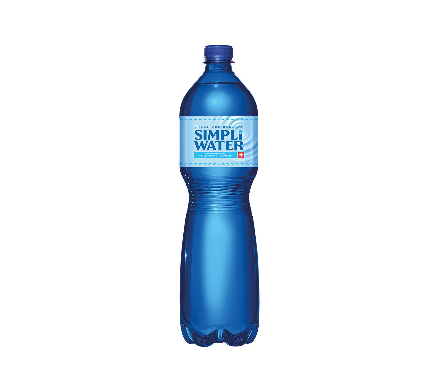 DE:
Simpli Water mit Kohlensäure 1x150cl – prickelndes gefiltertes Wasser in PET-Flasche

FR:
Simpli Water gazeuse 1x150cl – eau filtrée pétillante en bouteille PET

IT:
Simpli Water con gas 1x150cl – acqua filtrata frizzante in bottiglia PET
