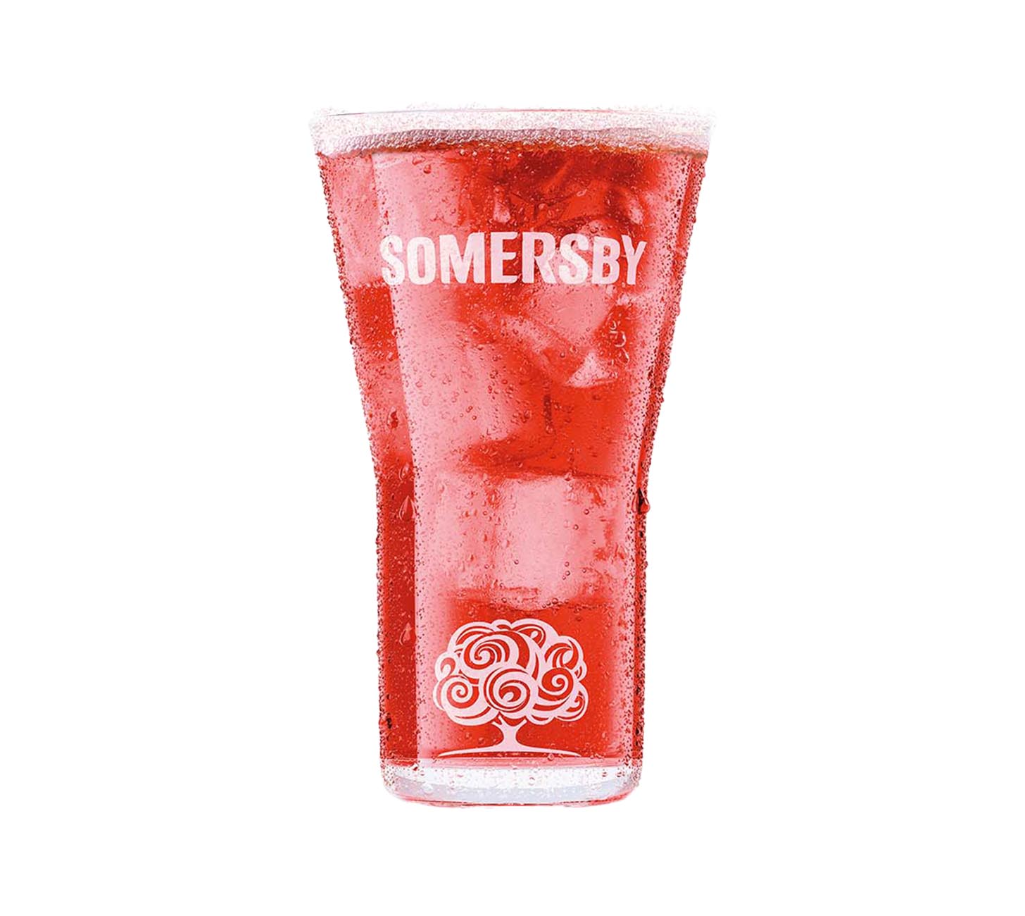 DE: Somersby Glas 40cl – elegantes Trinkglas mit rotem Getränk und Markenlogo, ideal für ein stilvolles Trinkerlebnis.

FR: Verre Somersby 40cl – verre élégant avec boisson rouge et logo de la marque, pour une expérience de dégustation raffinée.

IT: Bicchiere Somersby 40cl – bicchiere elegante con bevanda rossa e logo del marchio, per un'esperienza di degustazione raffinata.