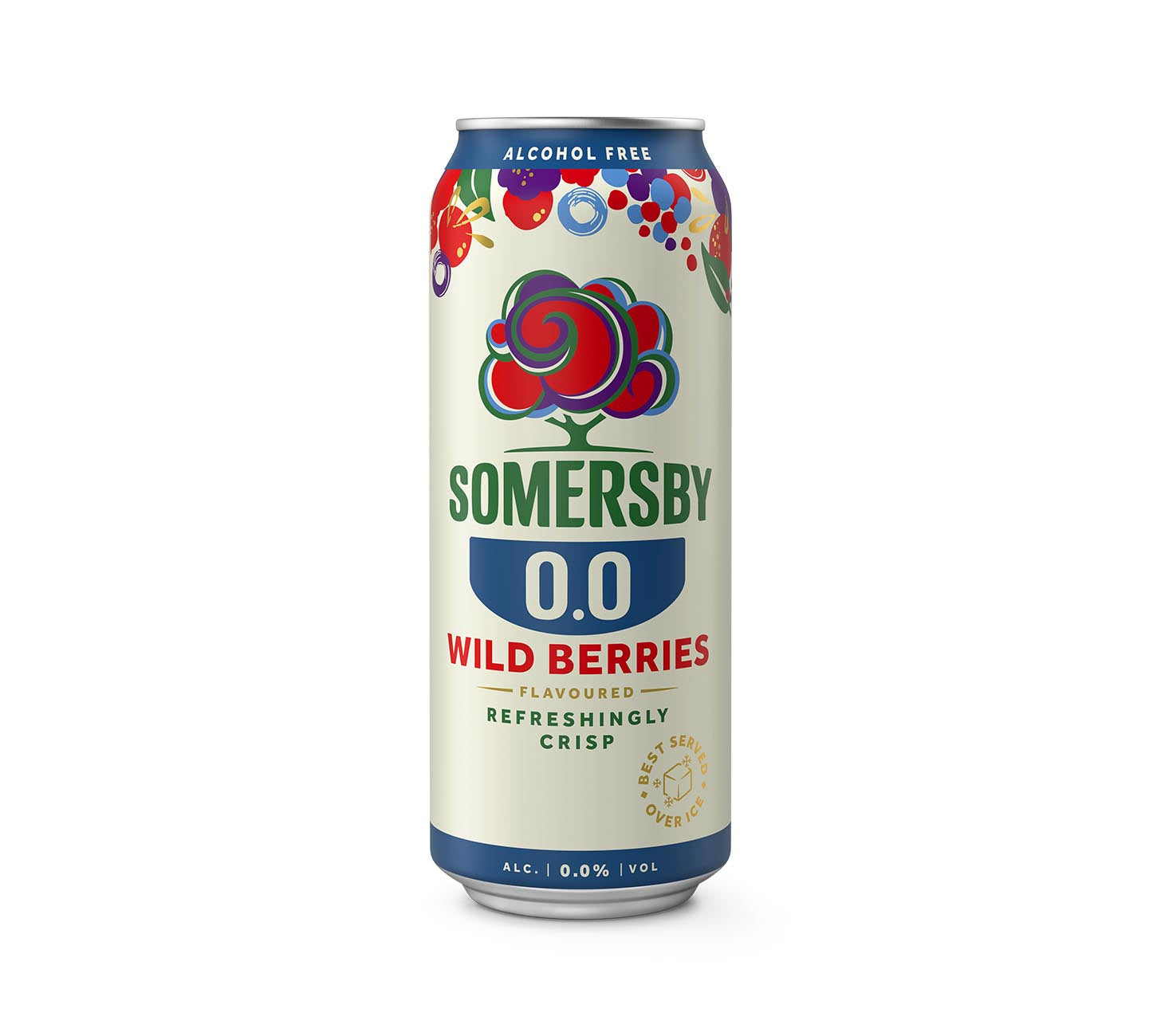 DE: Somersby Wild Berries 0.0% 50cl – alkoholfreier Modern Cider mit wildfruchtigem Beeren-Geschmack, erfrischend und spritzig.

FR: Somersby Wild Berries 0.0% 50cl – cider moderne sans alcool aux fruits rouges sauvages, frais et pétillant.

IT: Somersby Wild Berries 0.0% 50cl – cider moderno analcolico ai frutti di bosco, fresco e frizzante.
