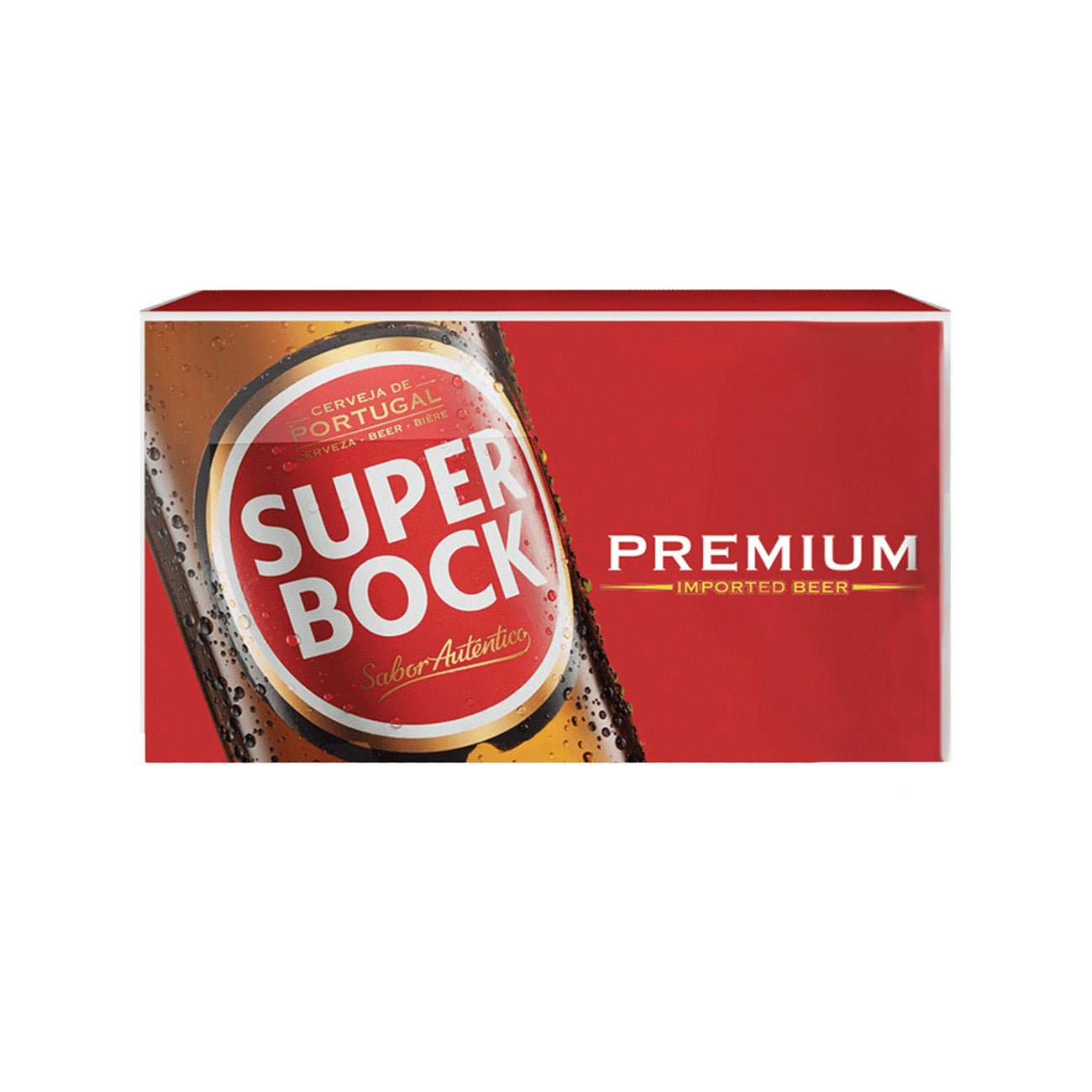 DE: Super Bock Lager Bier 25cl 24 Pack in klassischer Packshot-Darstellung mit roter Verpackung, portugiesisches Lagerbier mild und erfrischend.

FR: Super Bock Lager Biere 25cl 24 Pack en packshot classique avec emballage rouge, bière portugaise douce et rafraîchissante.

IT: Super Bock Lager Birra 25cl 24 Pack in packshot classico con confezione rossa, birra portoghese fresca e leggera.