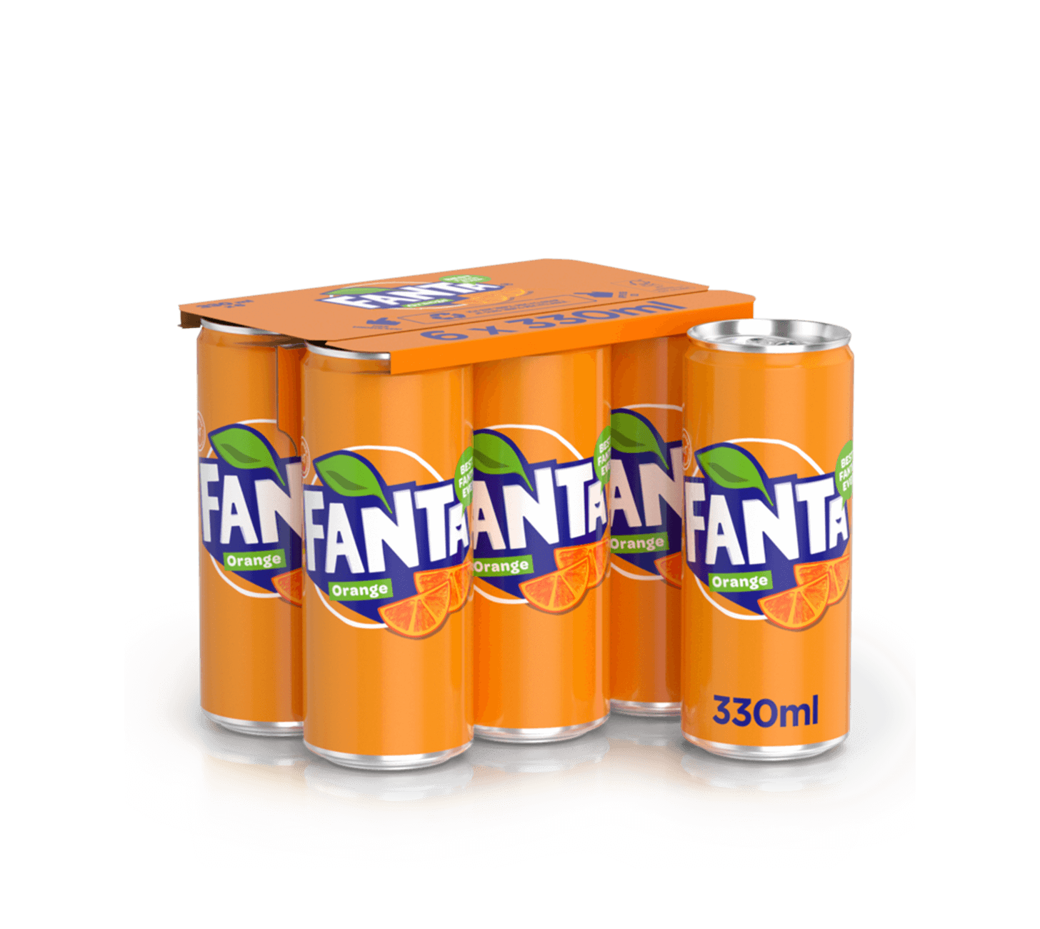 Fanta Orange Softdrink 33cl 6-Pack