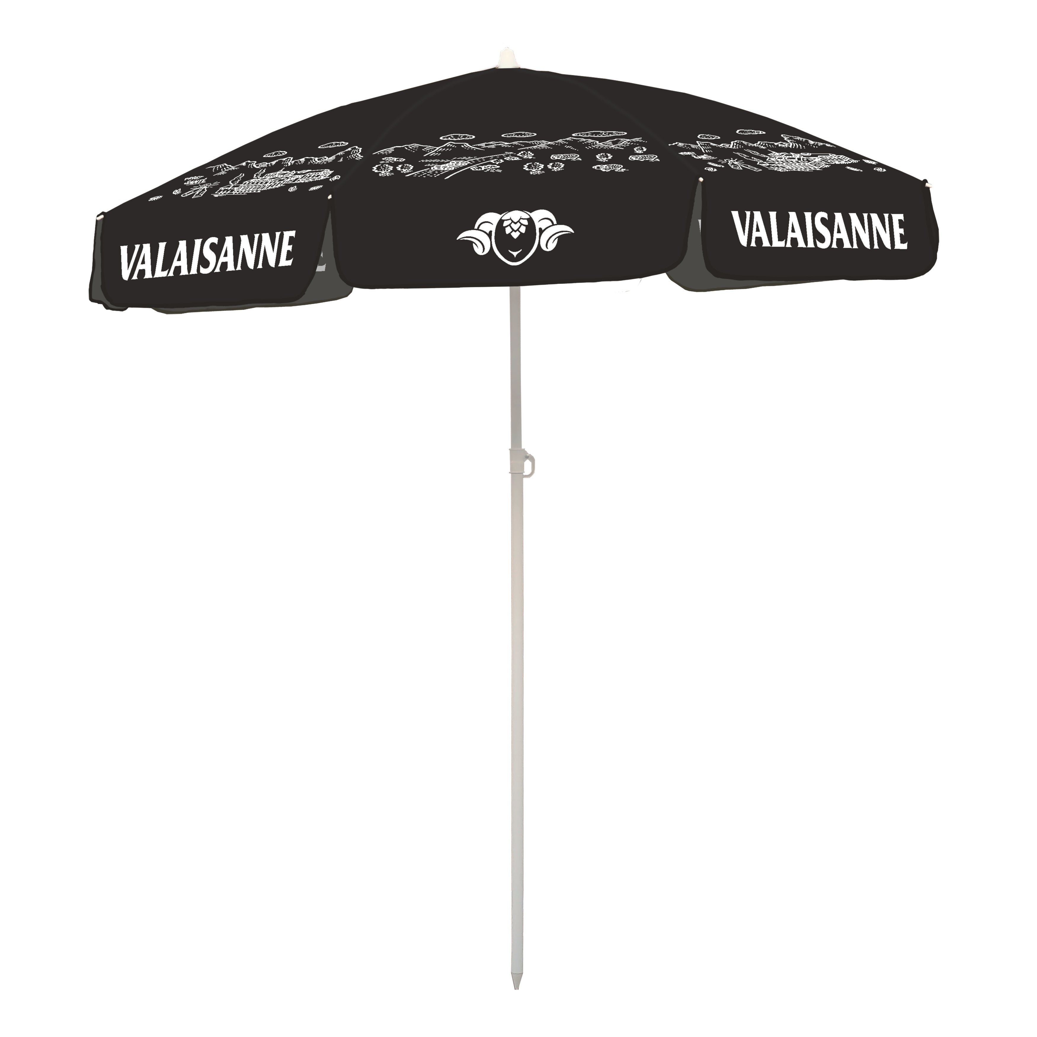 Ombrellone Vallesano piccolo 180 cm